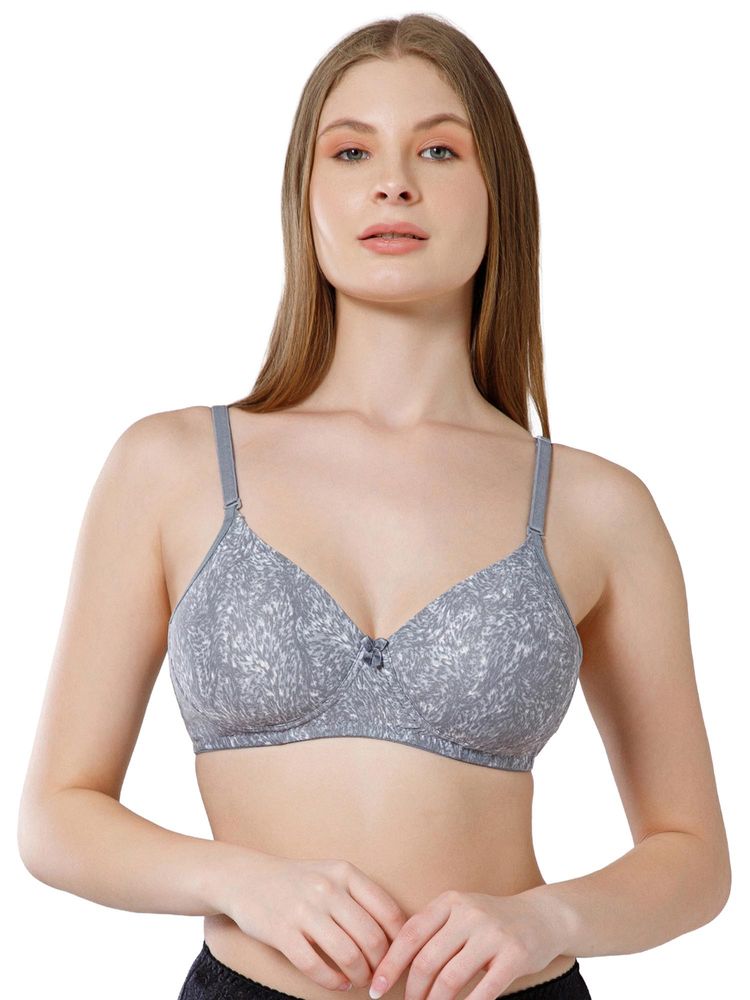 Bodycare Women Grey Seamless Padded Microfiber Push-Up Bra-picture-14