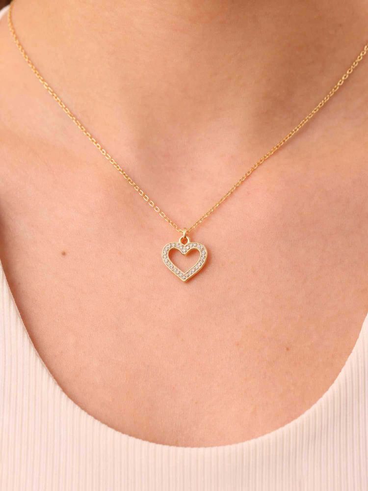 ZAISHA White Stainless Steel White Stones Necklace-image-8