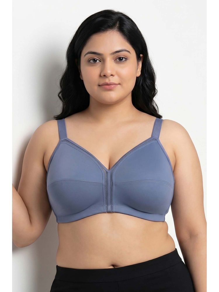 Zivame True Curve Cotton Laminated Non Wired Full Coverage Minimiser Bra - Wild Wind-image-21