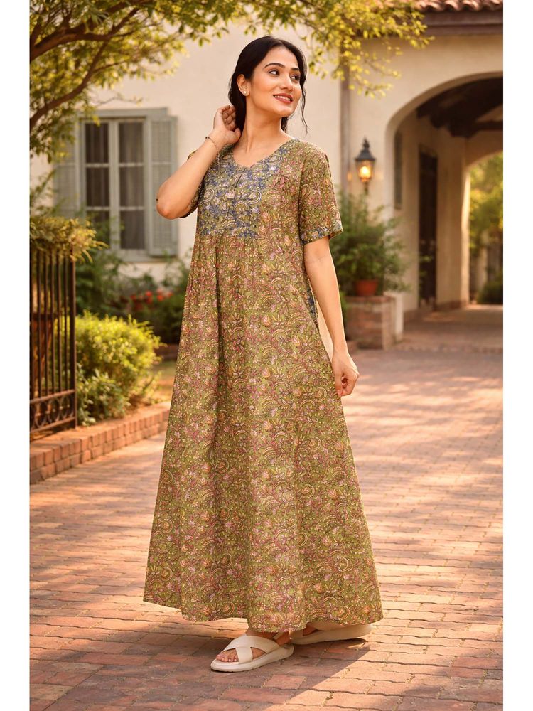 YELLOW BLOOM Vasara Bloom Nightdress-picture-18