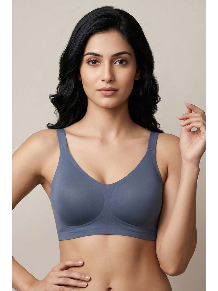 Zivame Padded Non Wired Full Coverage T-Shirt Bra - Twilight Purple-picture-21