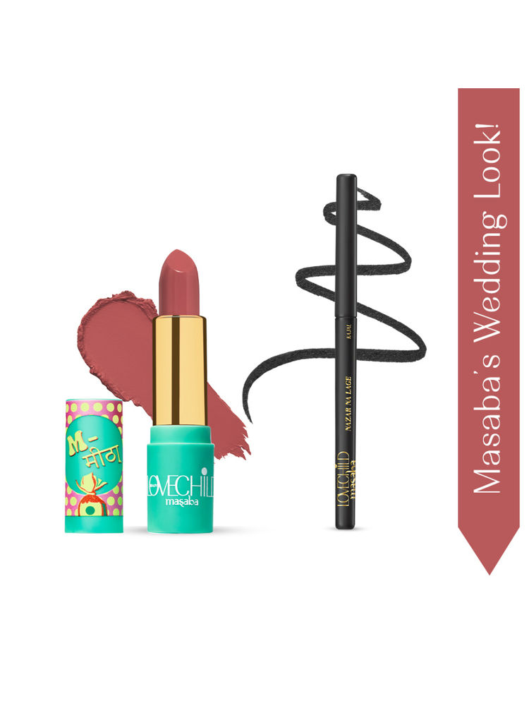 Lovechild Masaba - Masaba's Shaadi Look - Meetha Lipstick And Kajal-picture-22