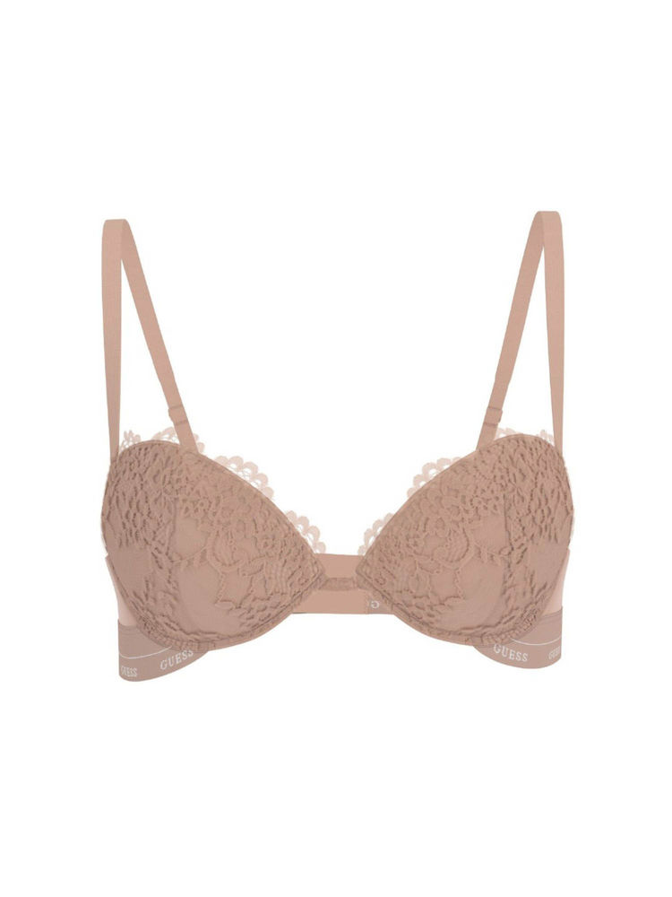 guess fashion Guess Polyamide Self Design Pink Push Up Bra-picture-30