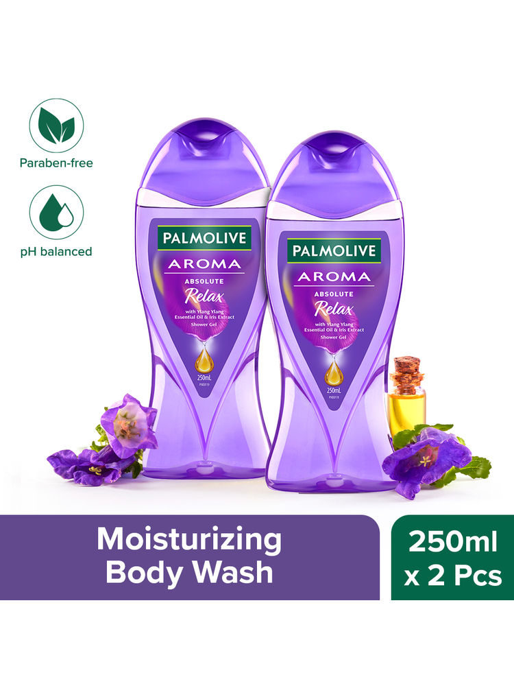 Palmolive Iris & Ylang Ylang Essential Oil Aroma Absolute Relax Body Wash Combo