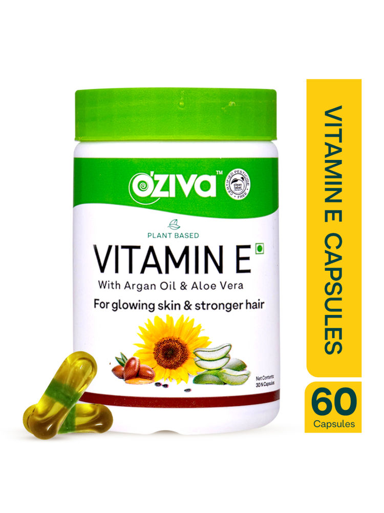 OZiva Plant Based Vitamin E, with Sunflower, Aloe vera & Argan oil, for Face & Skin Glow (Pack of 2)-image-24