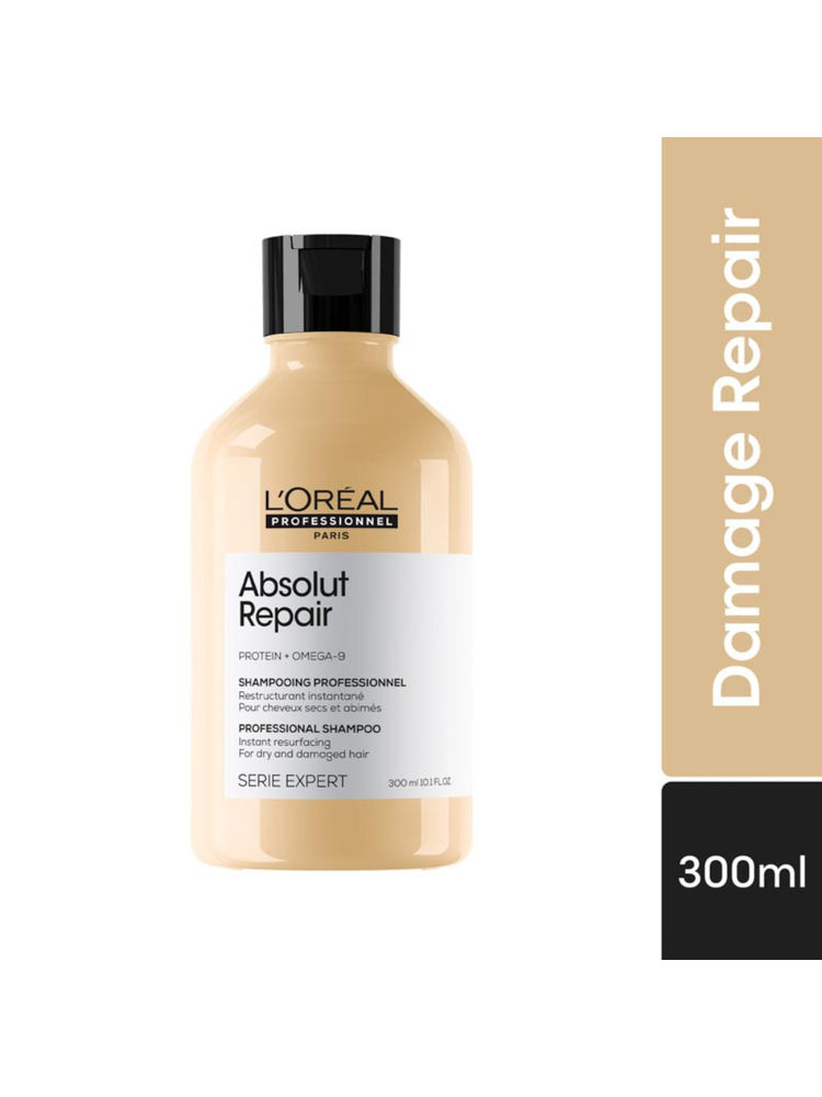 L'Oréal Professionnel Absolut Repair Shampoo For Dry and Damaged Hair With Protein & Omega-9