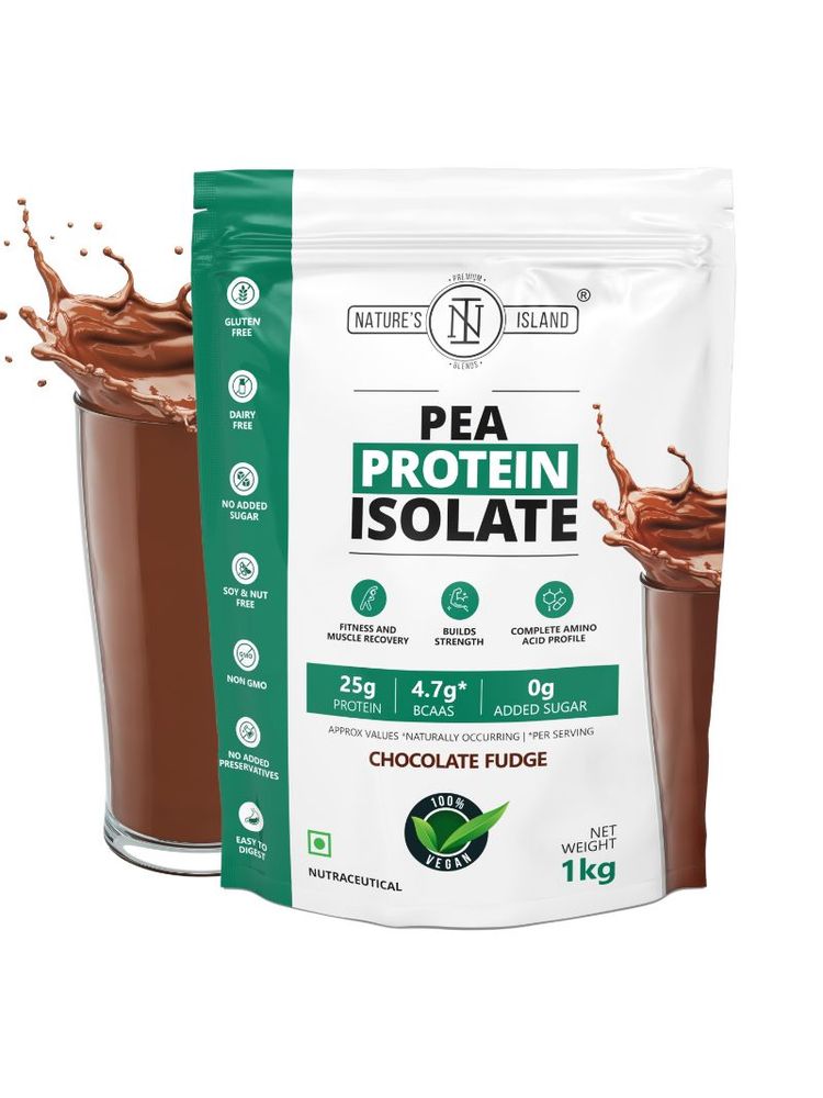 Nature's Island Pea Protein Isolate - Chocolate Fudge