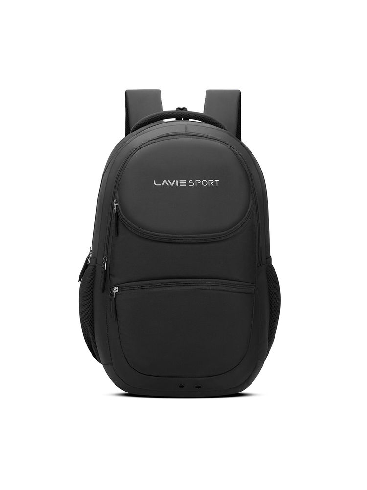 Lavie Sport 29L Atlas Backpack 19 inches Laptop Compatible (Black/Grey)-image-5
