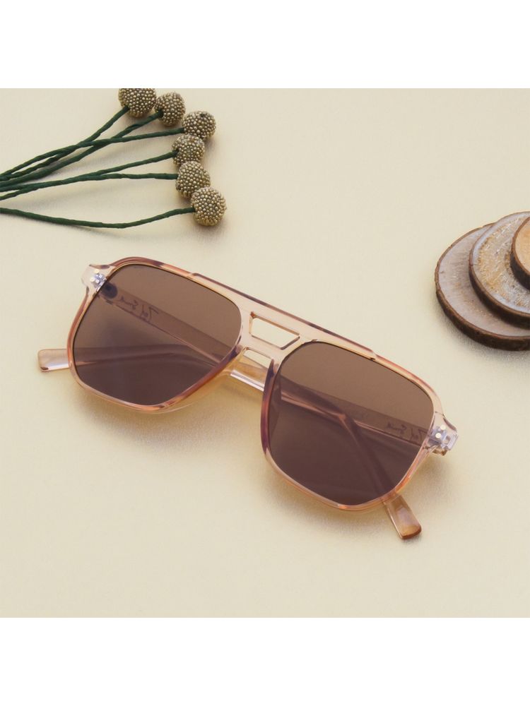 TED SMITH UV Protection Aviator Sunglass For Men Women Polycarbonate Lens TURBINE_C3-picture-26