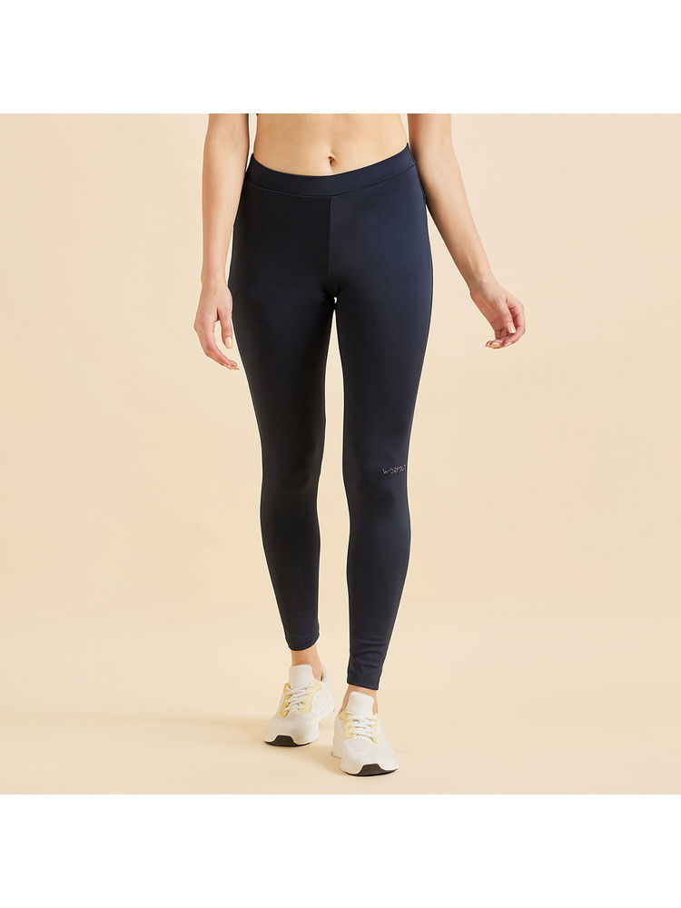 Sweet Dreams Women Solid Ankle Tights - Navy Blue-picture-33