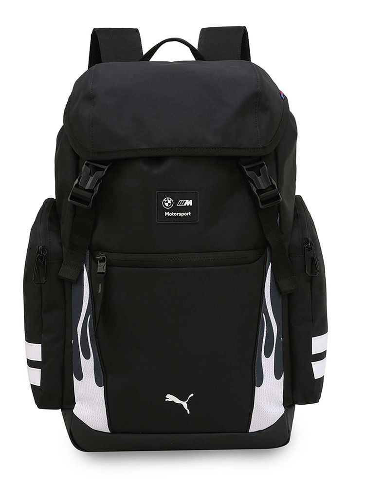 Puma Black Bmw Mms Lifestyle Multiple Pockets Backpack-picture-15
