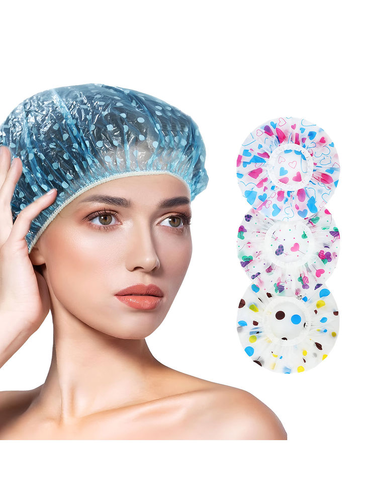 Matra Reusable Shower Caps (Colour May Vary)-picture-30