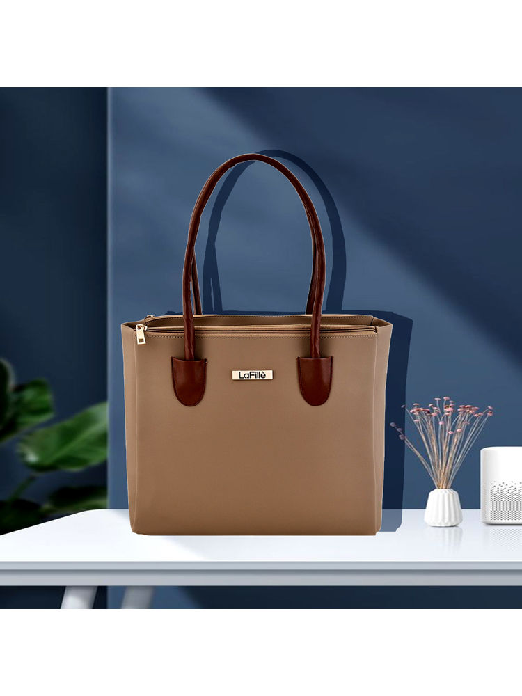 LaFille Beige Women Handbag