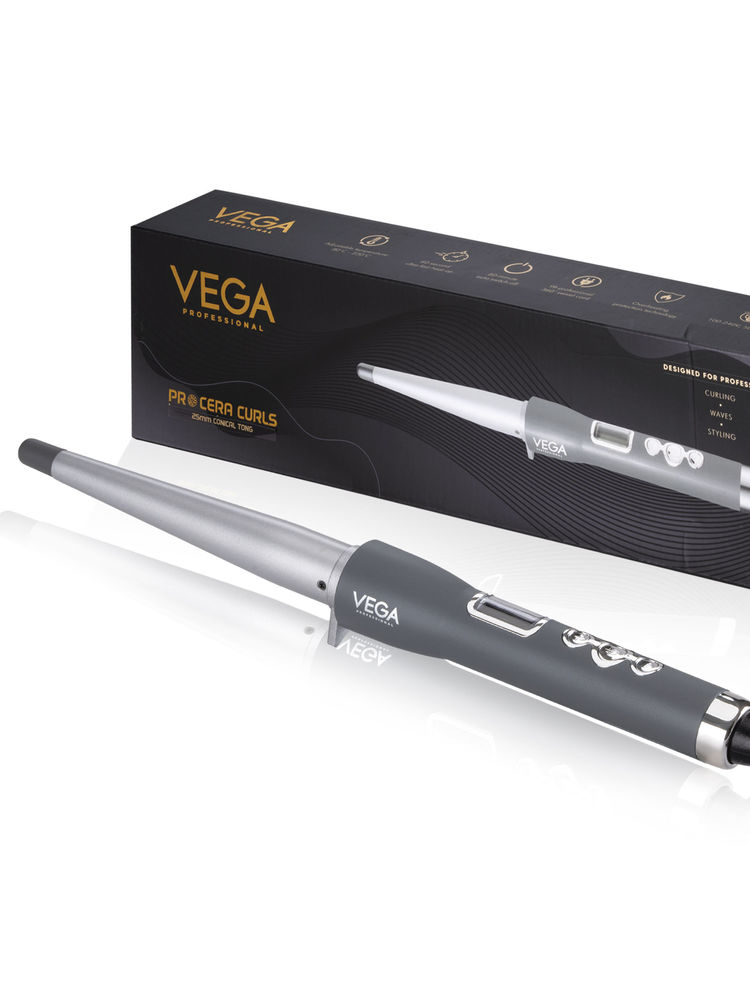 VEGA Professional Pro Cera Curls 19-25mm Conical Hair Curler (VPMCT -08)-picture-28