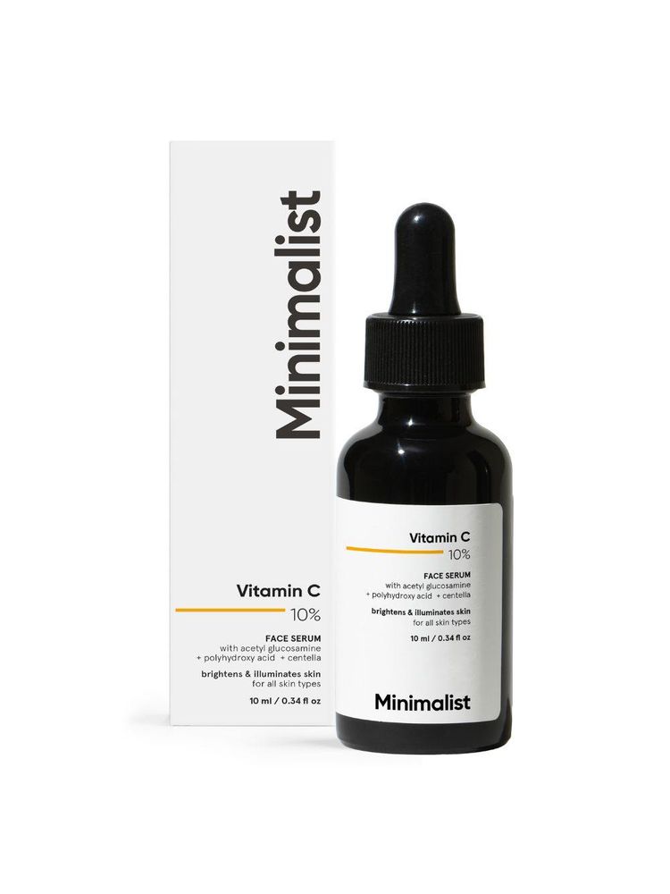 Minimalist 10% Vitamin C Serum For Face For Glowing Skin For Beginners