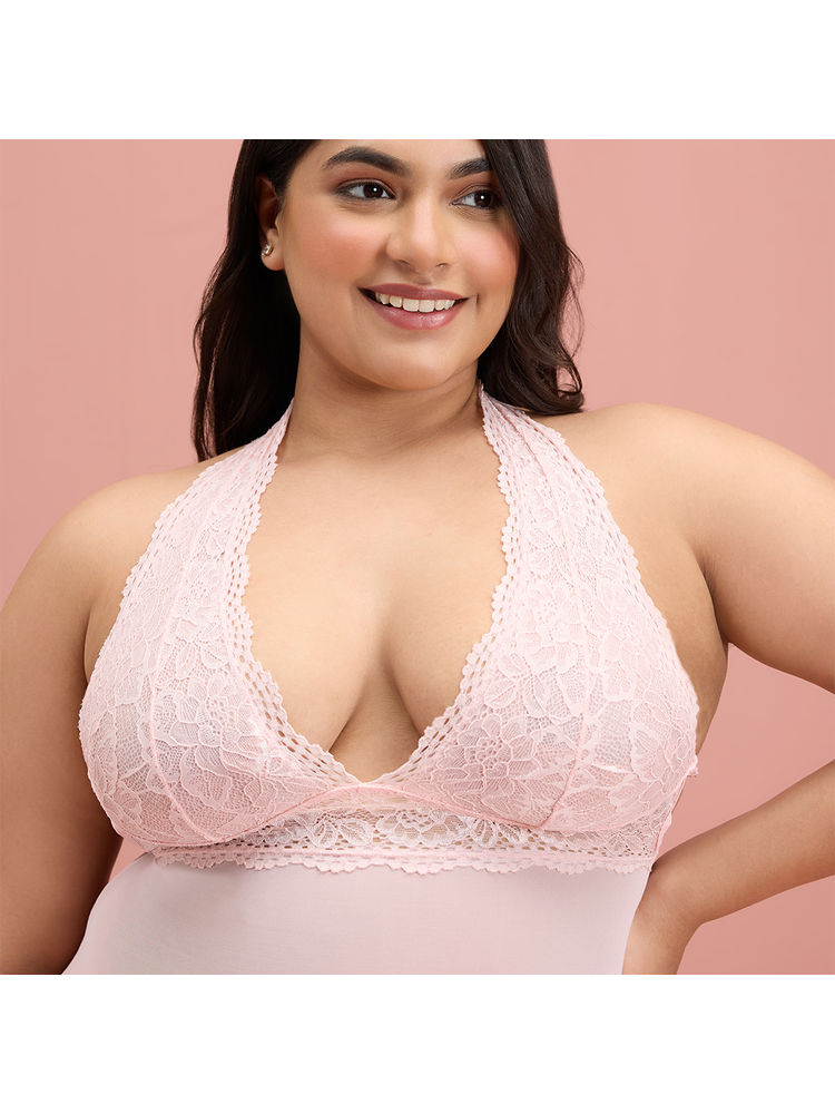 Nykd by Nykaa Lace Babydoll Peach NYS123-picture-20