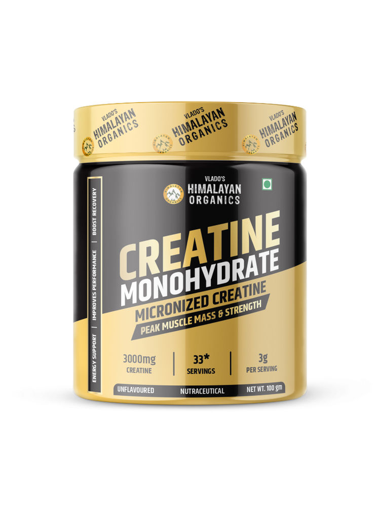 Vlado's Himalayan Organics Pure Micronised Creatine Monohydrate Powder
