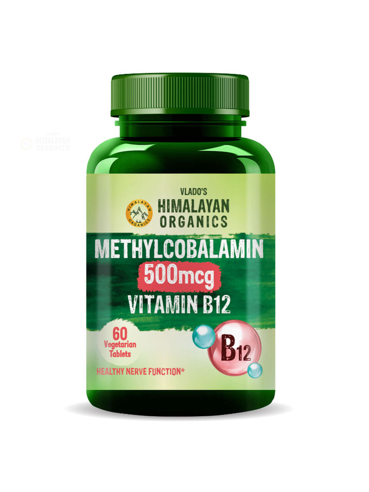 Vlado's Himalayan Organics Methylcobalamin 500mcg B12 Vitamin Tablets-picture-2