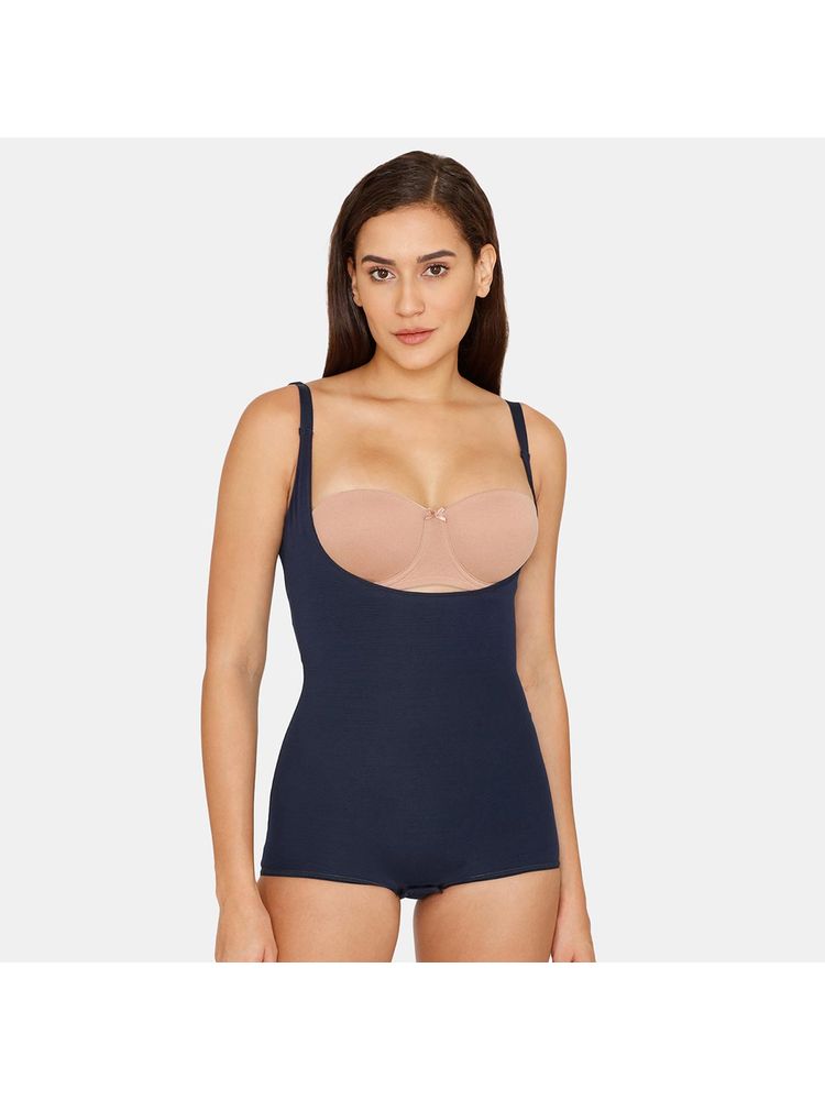 Zivame High Compression Short Length Shaper Bodysuit - Sky Captain-picture-1