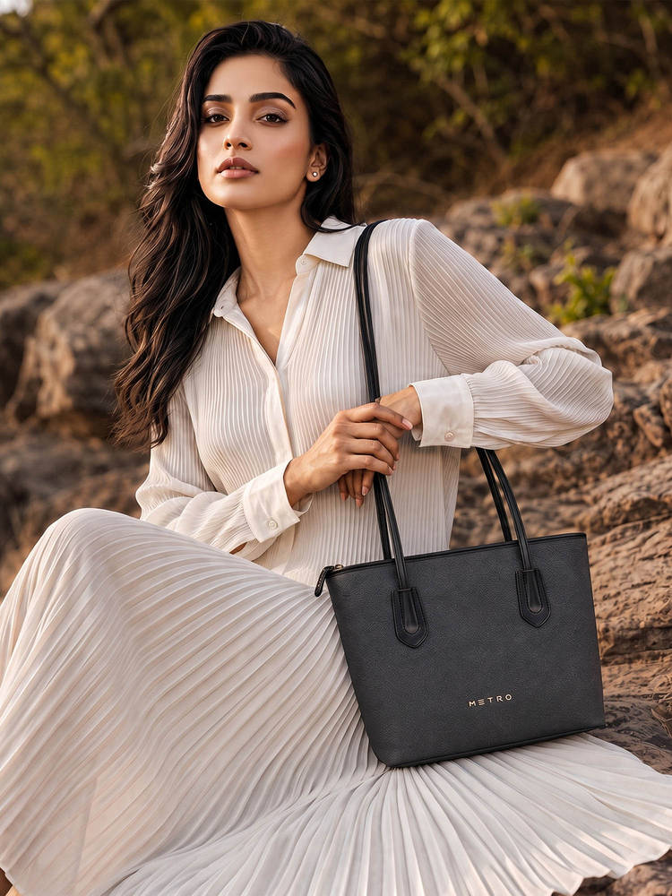 Metro Black Womens Tote Bag-picture-11