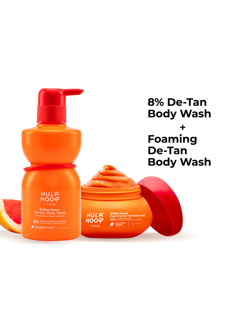 Foxtale Hula Hoop 8% De-Tan Body Wash + Foaming Scrub-image-27