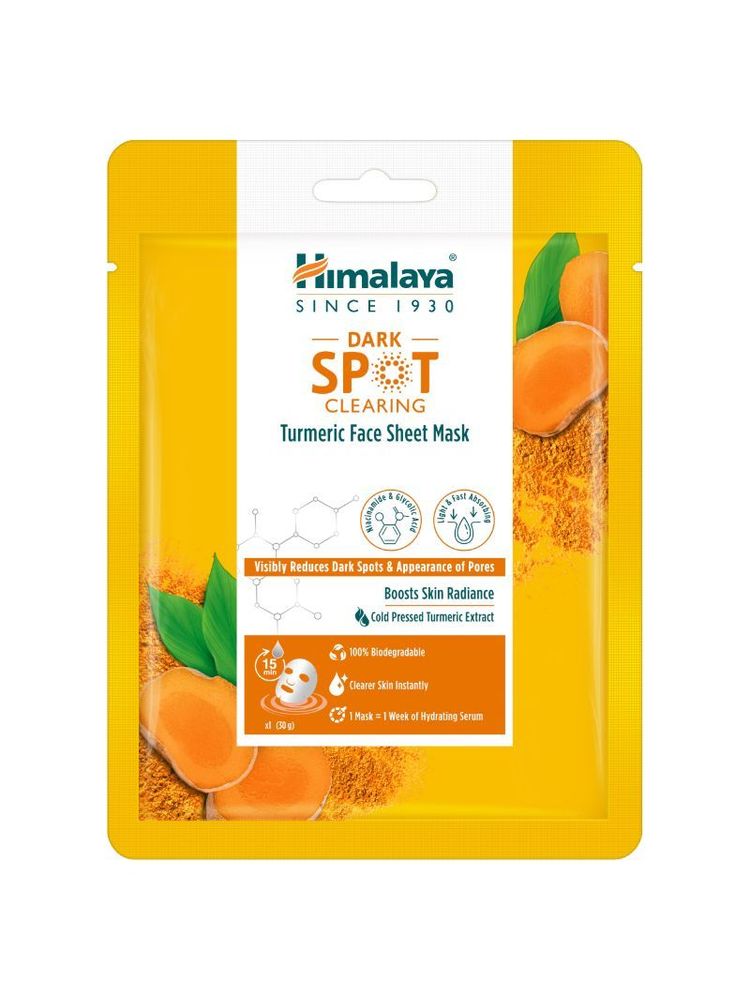 Himalaya Dark Spot Clearing Turmeric Face Sheet Mask-picture-18
