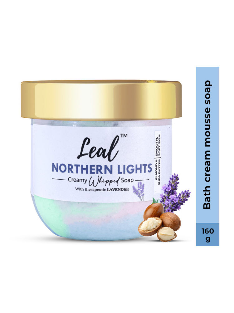 Leal Northern Lights Shea Lavender Bath Cream Whipped Soap-image-23