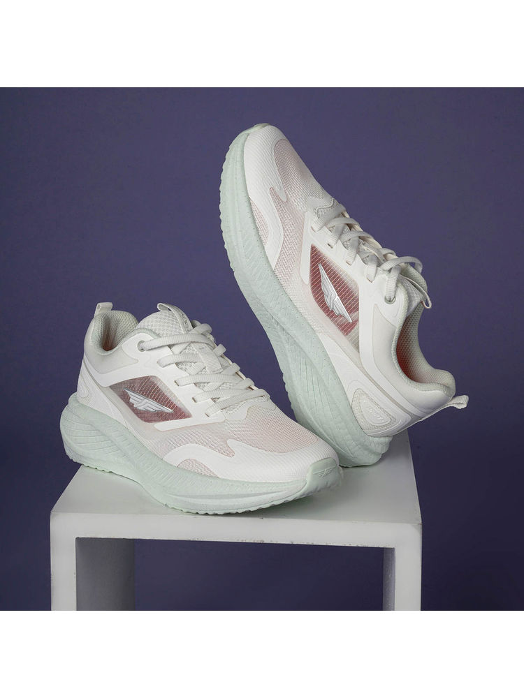 Red Tape ETPU Women Textured White & Green Athleisure Shoes-image-17