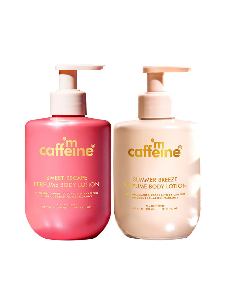 MCaffeine Sweet escape & Summer breeze Perfume Body Lotion Combo