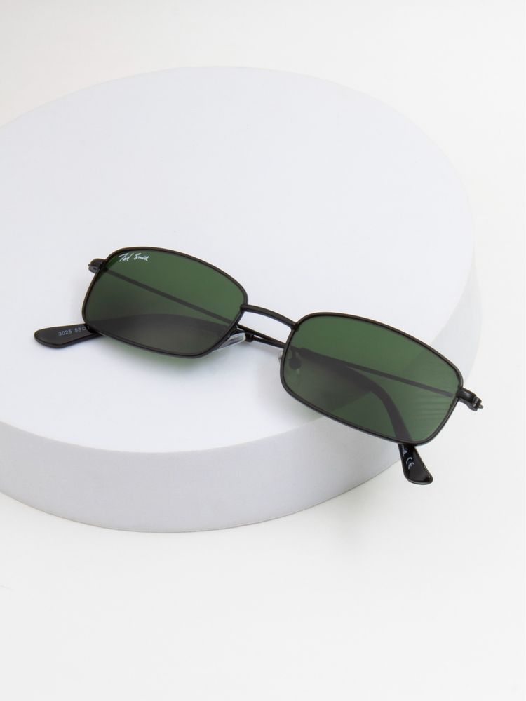 TED SMITH Unisex Rectangle Uv Protection Green Sunglass-Candy-X_C6-picture-11