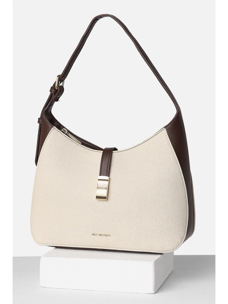 Van Heusen Women Beige Patterned Casual Handbag-picture-42