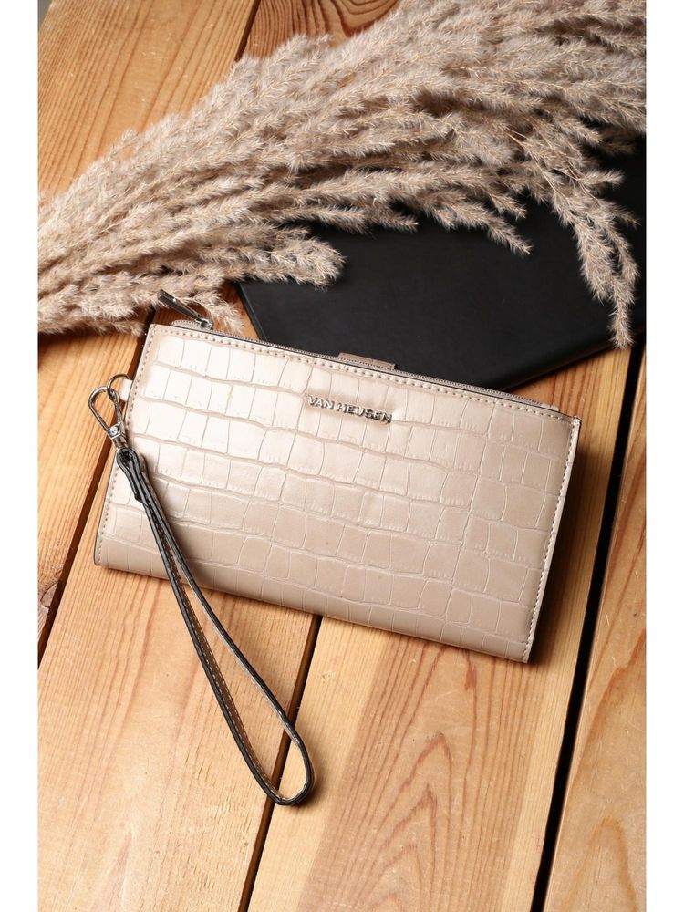 Van Heusen Women Beige Textured Casual Wallet-image-38
