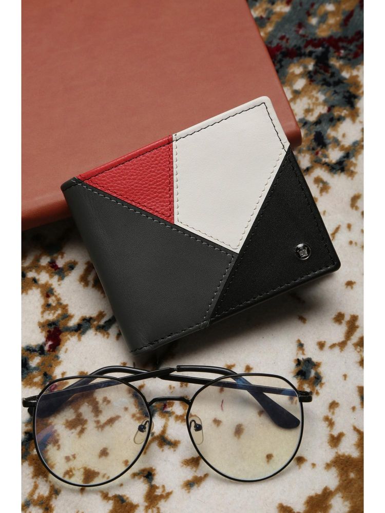 Louis Philippe Men Multi-Color Printed Genuine Leather Wallet-picture-19