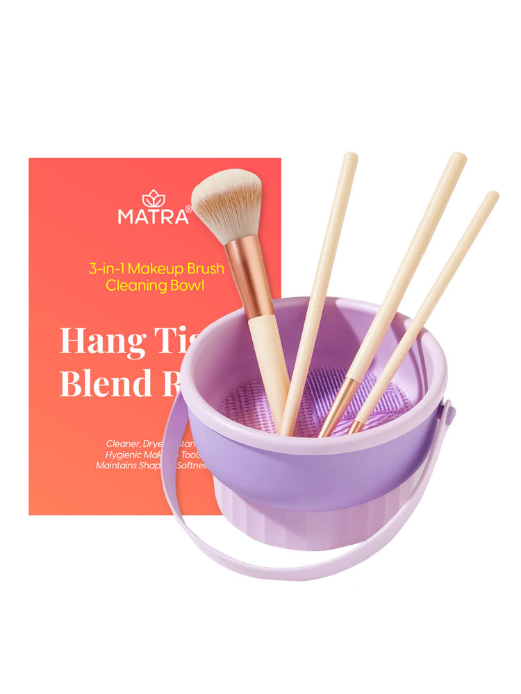 Matra 3-In-1 Makeup Brush Cleaning & Drying Bowl
