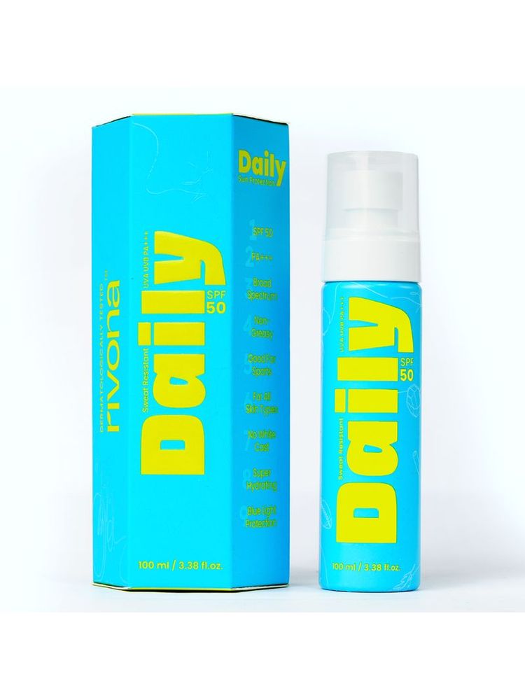Rivona Naturals Daily Body Sunscreen Spray SPF 50 PA+++ For Dry And Oily Skin, Water Resistant-image-49