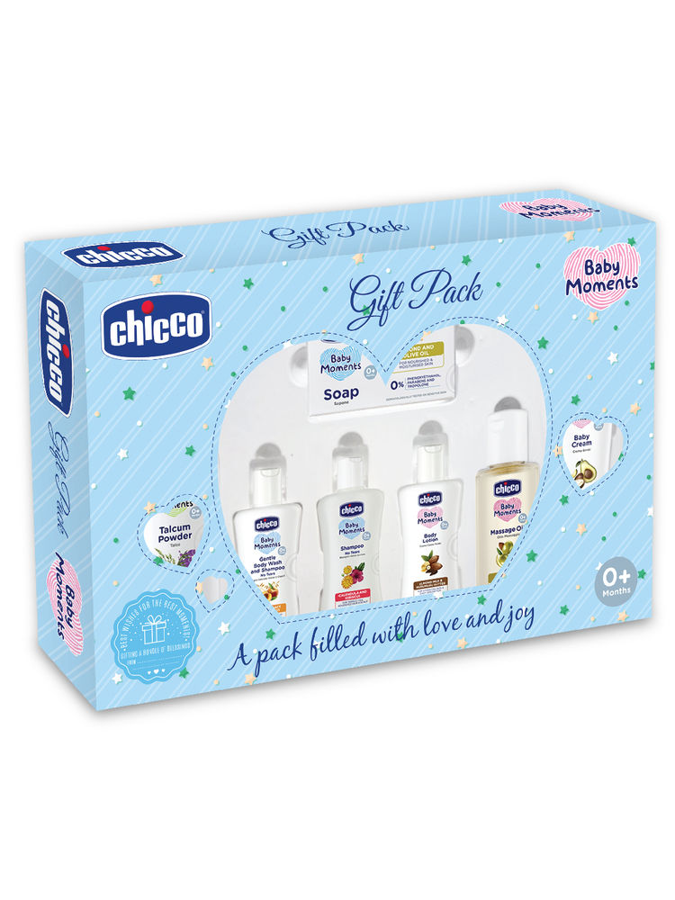 Chicco Baby Moments Caring Gift Set For Babies -Blue-picture-18