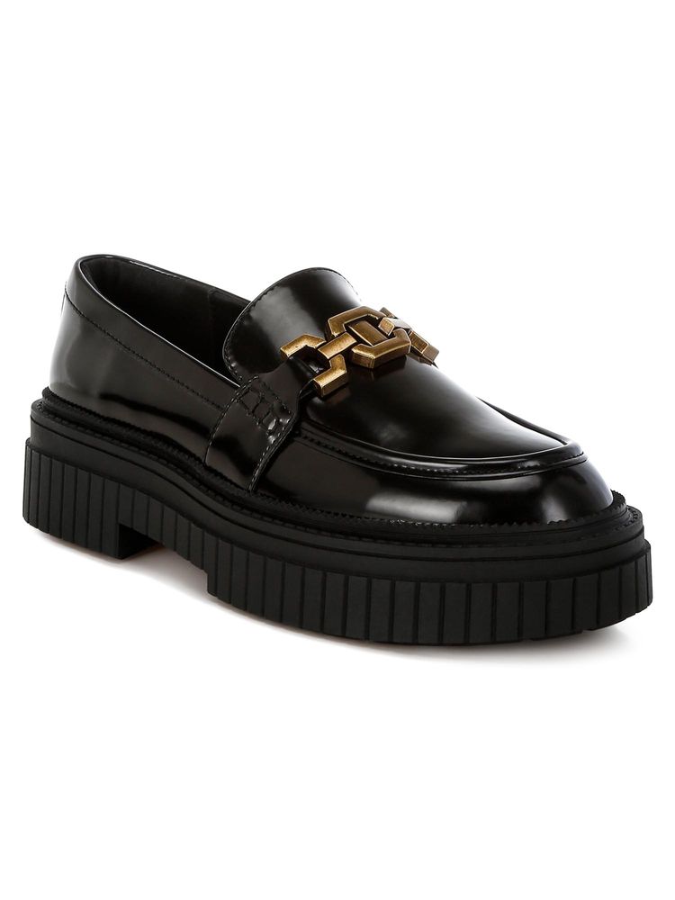 London Rag Women Black Loafers-image-37
