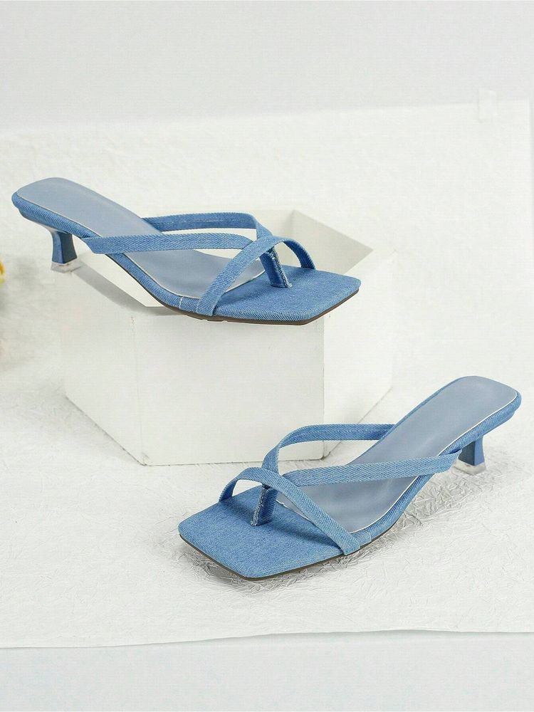IRUSSH Denim Blue Days Petite Kitten Heels-picture-10