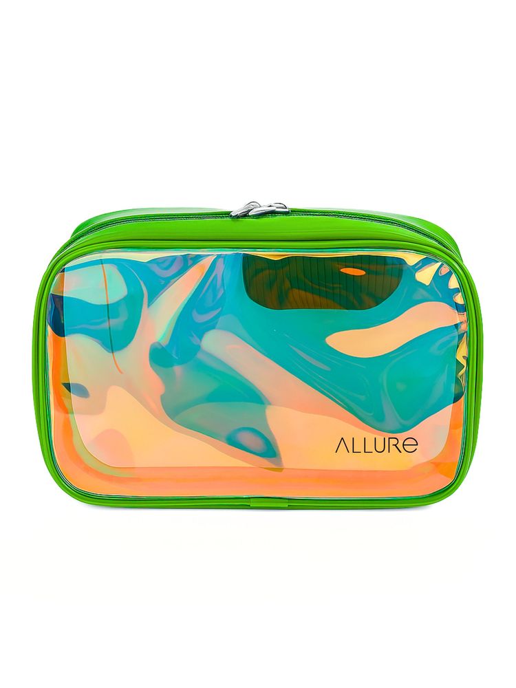 Allure Small Green Holographic Makeup Pouch-image-44