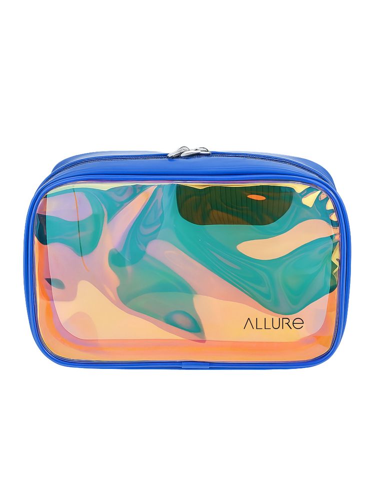 Allure Small Blue Holographic Makeup Pouch-picture-48