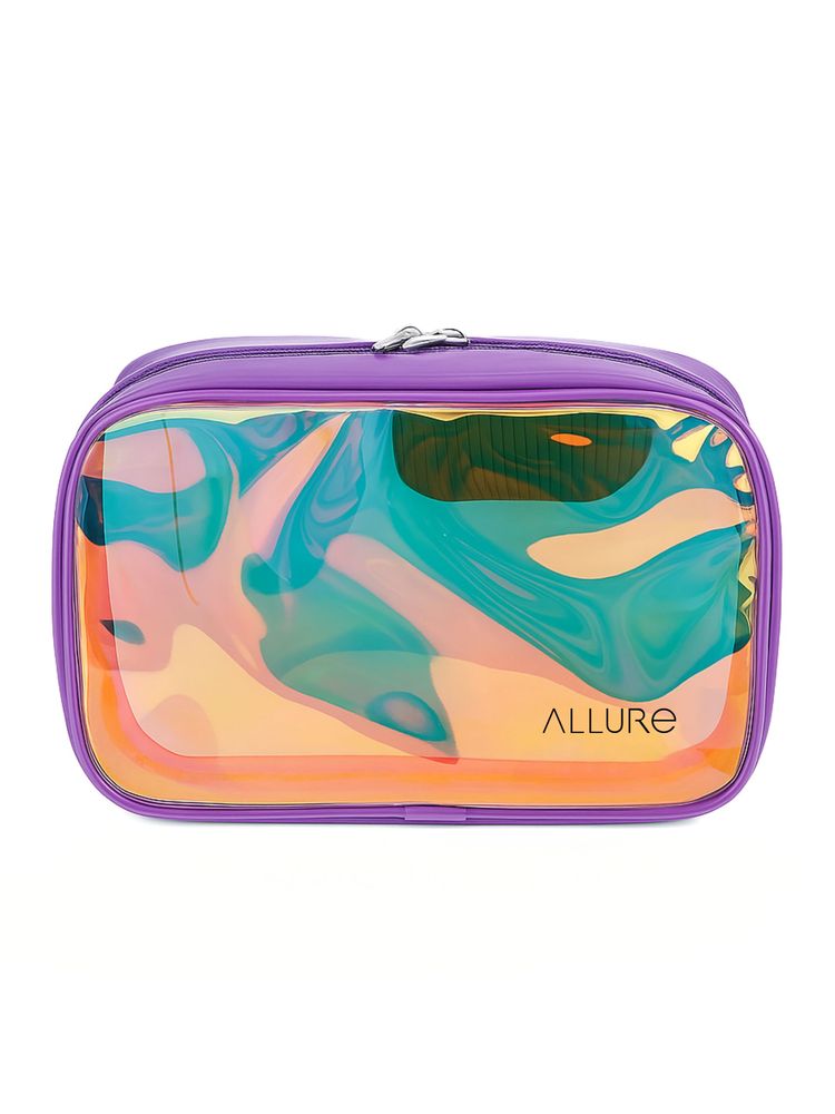 Allure Large Purplle Holographic Makeup Pouch-AV-26-picture-24