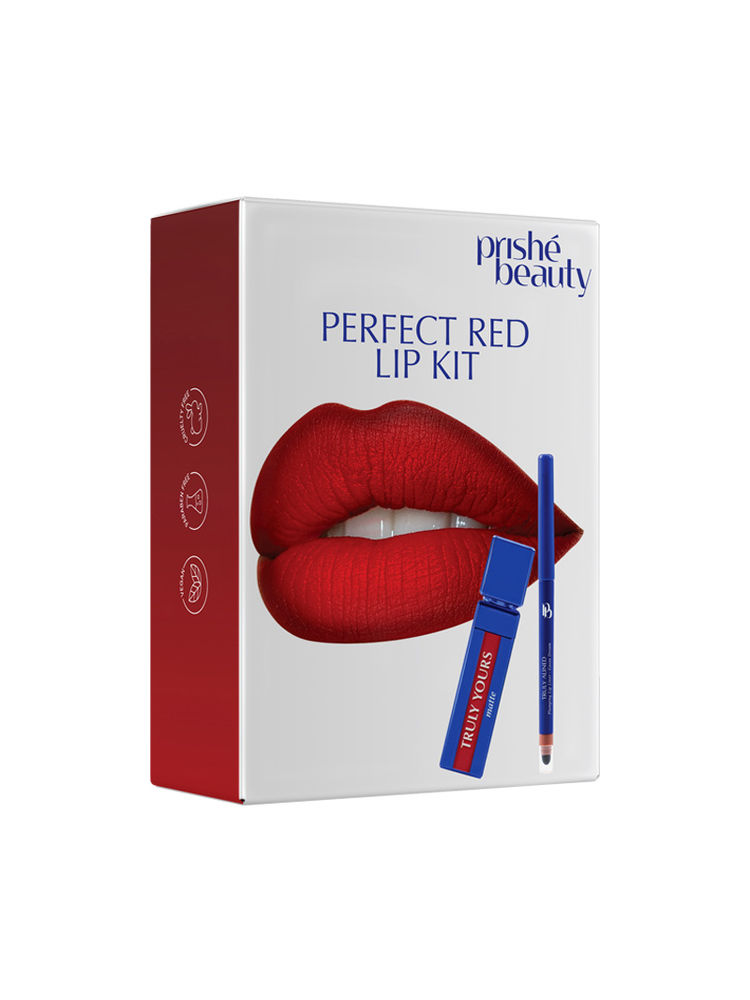 prishe beauty Perfect Red Lip Kit-image-30