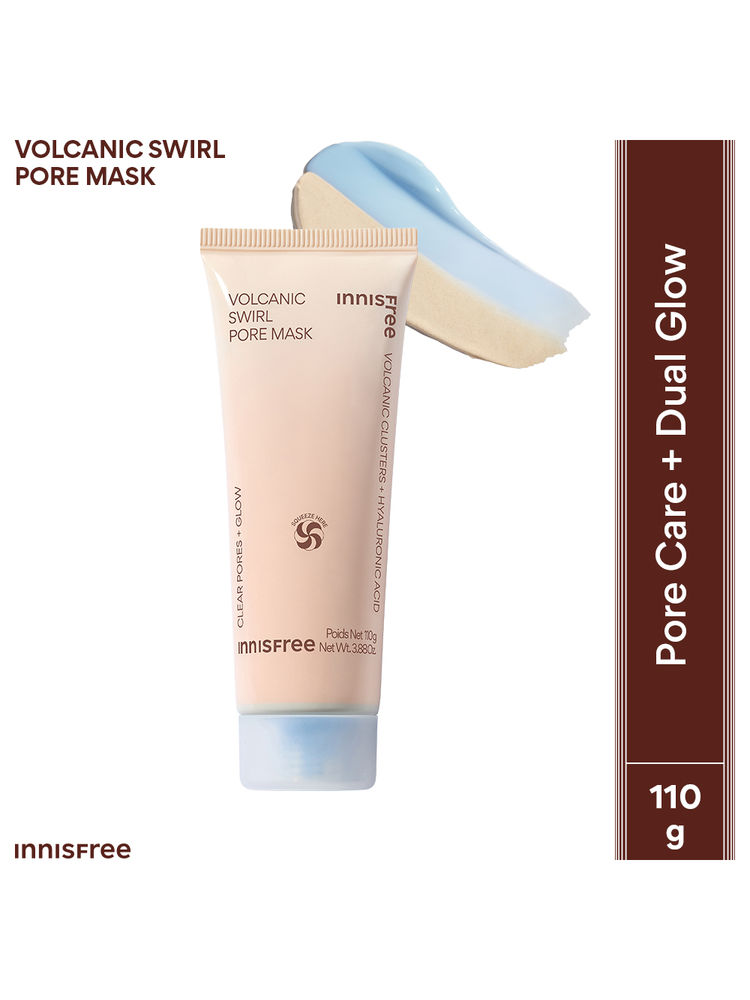Innisfree Volcanic Swirl Pore Dual Clay Mask,Daily Pore Care,Hydrating, Oil Control, Glass Skin-image-36