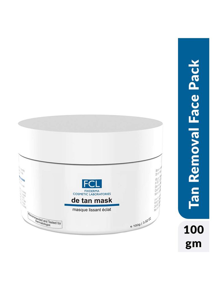 FCL De Tan Mask For Tanning & Dark Skin Cleans Pores Removes Blackheads Improves Skin Tone