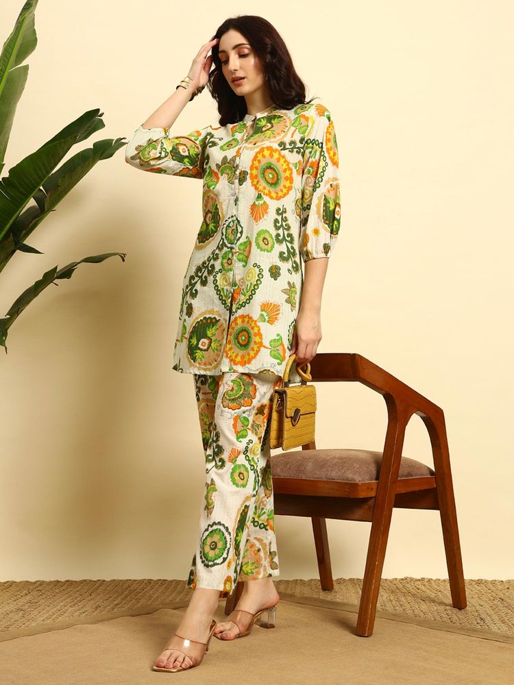 SEPHANI Green Floral Nightsuit Set-picture-11