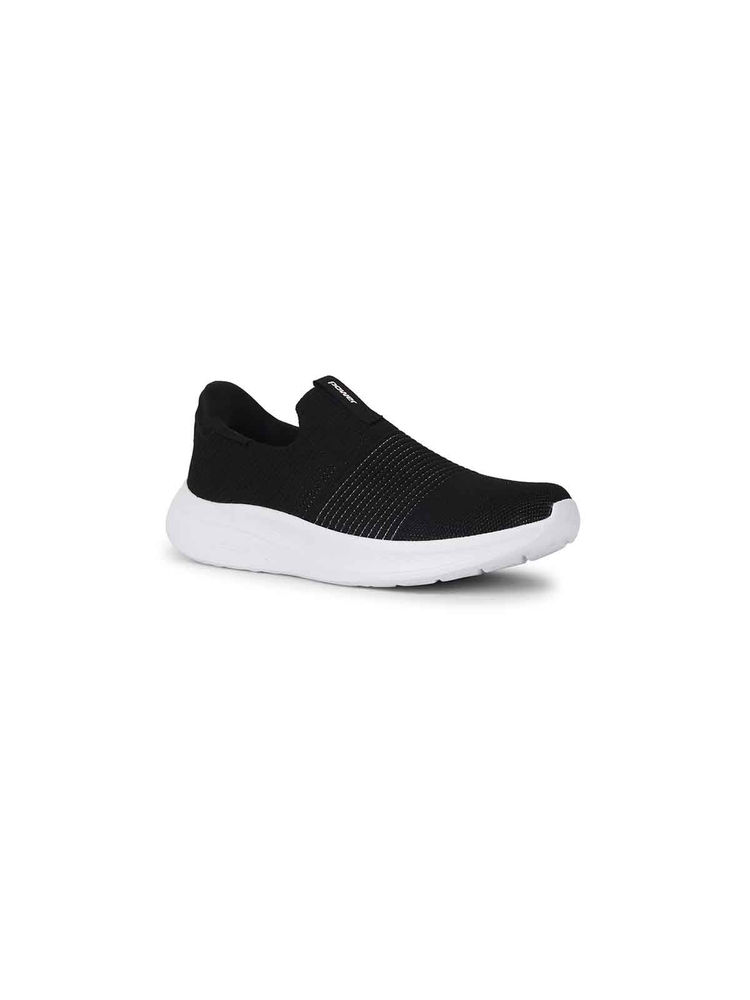 Power Women Black Slip On Walking Shoes-picture-15
