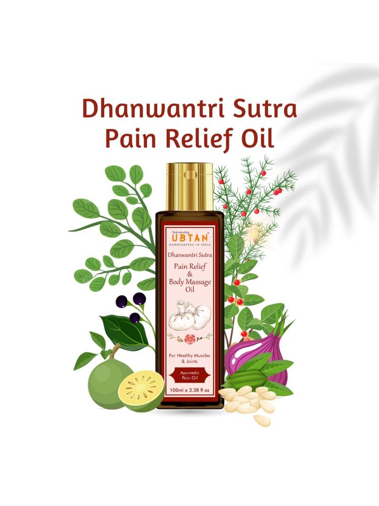 Rejuvenating UBTAN Dhanwantri Sutra Pain Relief & Massage Oil-image-25