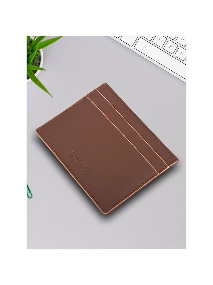 Sassora Premium Leather Slim Pocket Friendly Card Holder-image-30