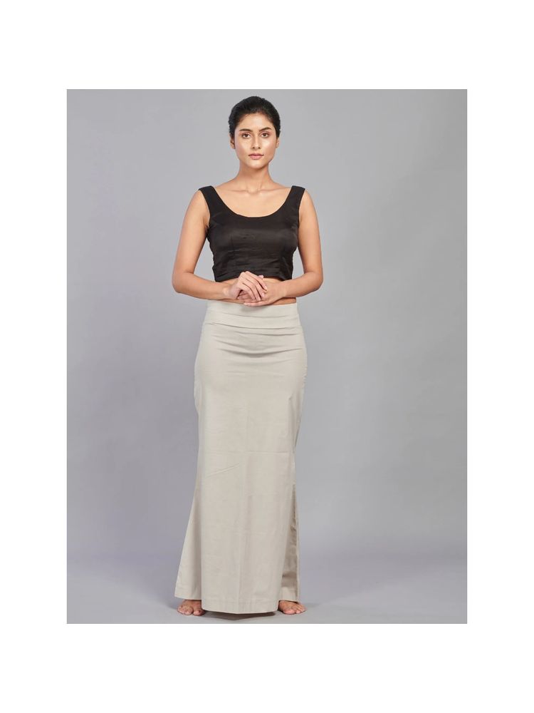 I AM BY DOLLYJAIN Cotton Lycra D'coat Grey-picture-10