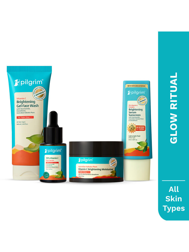 Pilgrim Vitamin C Glowing Ritual CSMS Combo Brightens Skin & Reduces Dark Spots-image-17